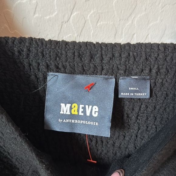 Maeve Anthropologie Babydoll Sweetheart Black Women's Dress Size Small - Picture 4 of 8